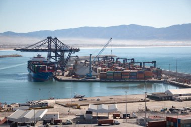 Ensenada, Meksika, 5 Şubat 2020: Limanı limanlı sanayi limanı