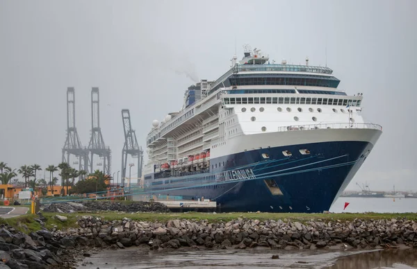 Ensenada Baja California México Marzo 2020 Crucero Contaminado Con Coronavirus Fotos De Stock