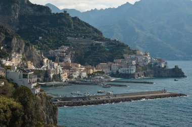 Amalfi Coast Amalfi görünümü