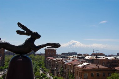 Art arda sıralı, ünlü Place, daire, şekil, taş malzeme, Yerevan