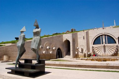 Art arda sıralı, ünlü Place, daire, şekil, taş malzeme, Yerevan