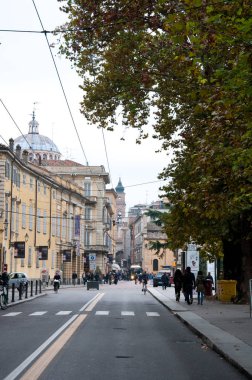 Parma tarihi merkezi eski sokaklar