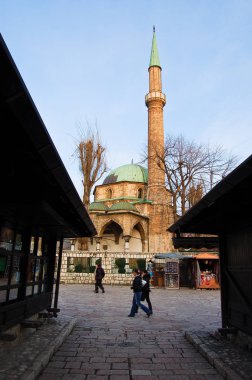 Hayat sokakta eski bölge Saraybosna, Bosna