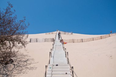Güzel pilat dunes Bordeaux yakınındaki Atlantik Okyanusu üzerinde