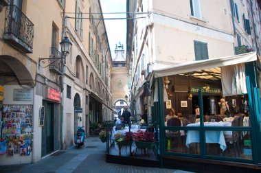 Brescia eski kesiminde Eski sokakları