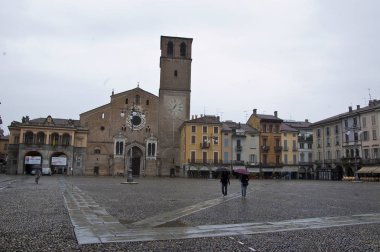 Lodi, Milan yakınındaki küçük bir şehir Cathedal