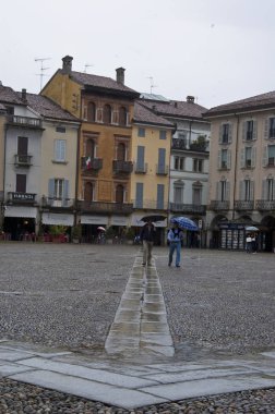 Lodi, Milan.I yakınlarında küçük bir şehrin tarihi merkezi