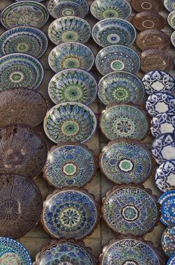 Özbekistan'ın güzel ve renkli seramik