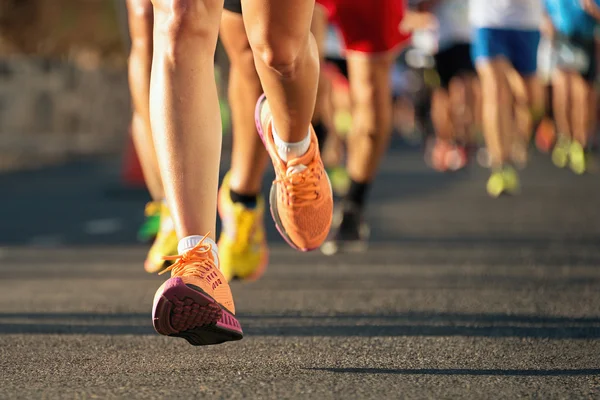 Marathon löpartävling — Stockfoto