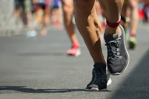 Marathon löpartävling — Stockfoto