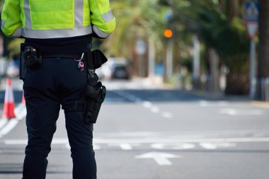 Trafik polisi, trafik kontrol yolda