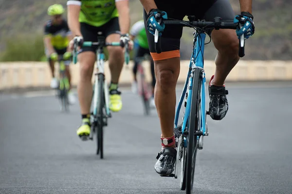 自転車の競争レース — ストック写真
