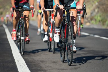 Rekabet, bir yarış sürme bisikletçi sporcular Bisiklete binme