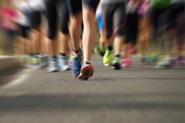 Carrera de maratón — Foto de Stock