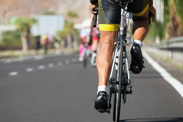 Cyklistický závod konkurence — Stock fotografie
