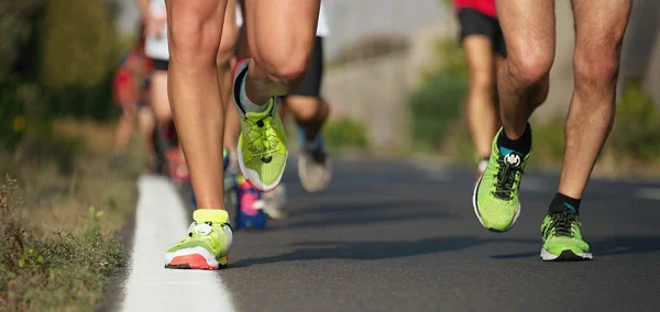 Marathon löpartävling — Stockfoto