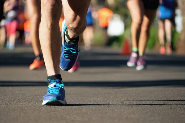 Marathon löpartävling — Stockfoto