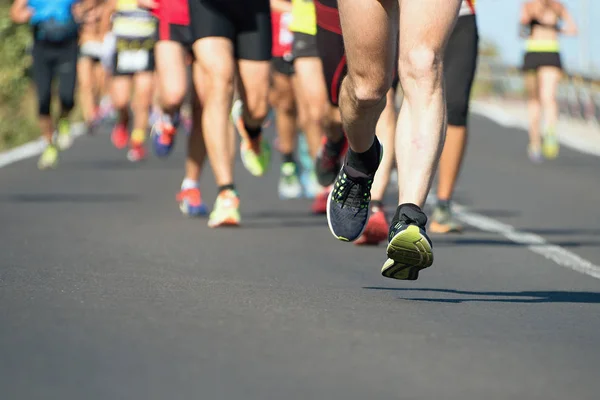 Marathon löpartävling — Stockfoto