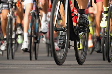 Rekabet, bir yarış sürme bisikletçi sporcular Bisiklete binme
