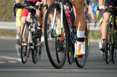 Rekabet, bir yarış sürme bisikletçi sporcular Bisiklete binme