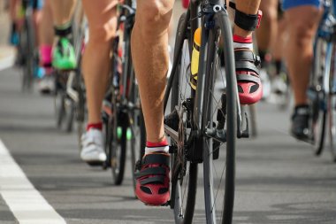 Rekabet, bir yarış sürme bisikletçi sporcular Bisiklete binme