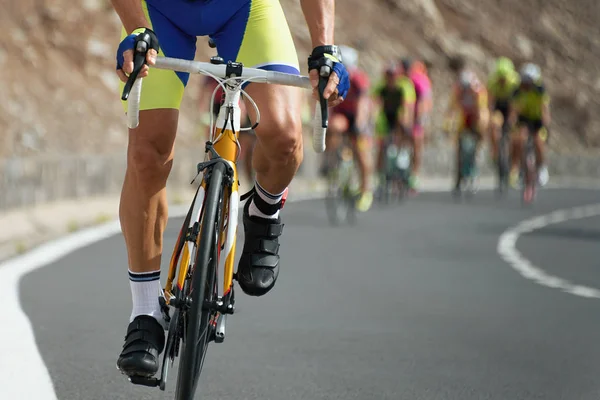 Radsport-Wettbewerb, Radsportler bei einem Rennen — Stockfoto