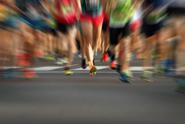 马拉松赛跑 — 图库照片