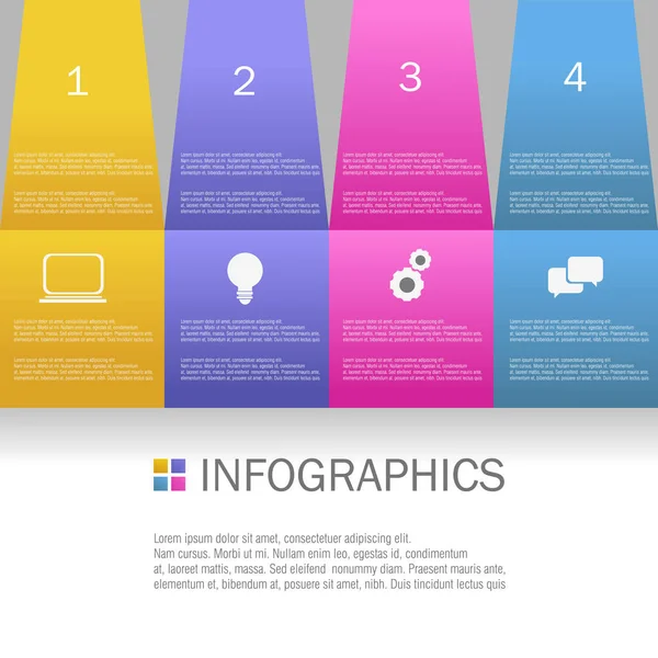 Üzleti infographics design — Stock Vector