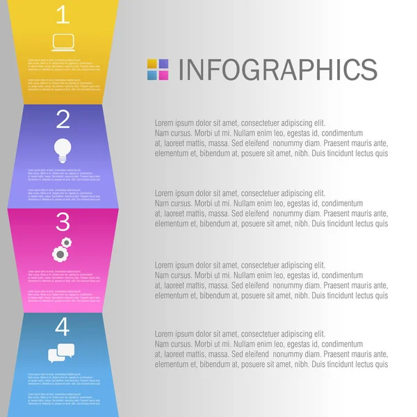 Diseño de infografías empresariales — Archivo Imágenes Vectoriales