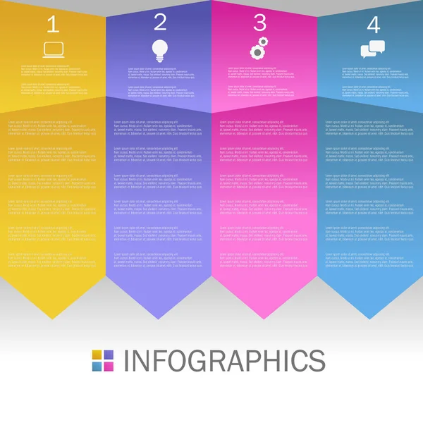 Design de infográficos de negócios — Vetor de Stock