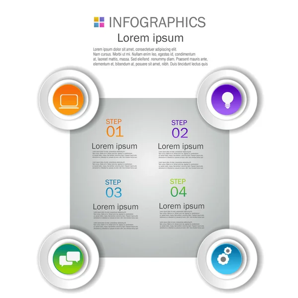 Zakelijke infographics ontwerp — Stockvector