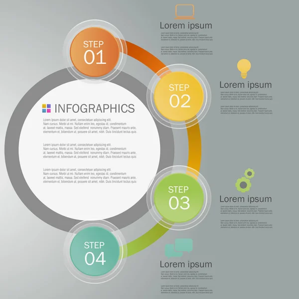 Design de infográficos de negócios Gráficos De Vetores