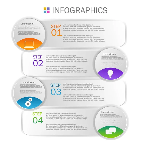 Üzleti infographics design — Stock Vector