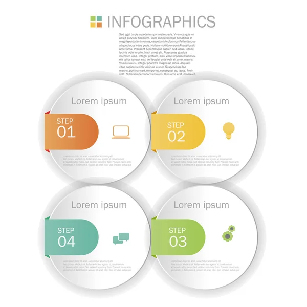 Projekt biznesu infografiki — Wektor stockowy