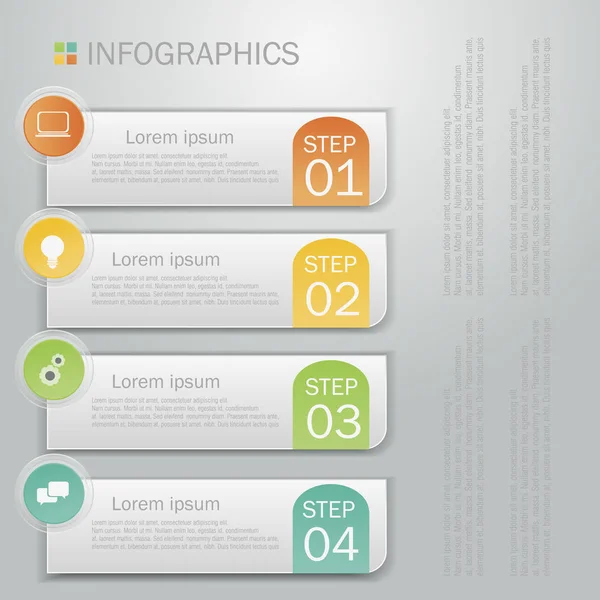 Design de infográficos de negócios —  Vetores de Stock
