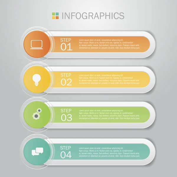 Üzleti infographics design — Stock Vector