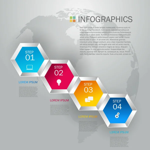 Conception infographique d'entreprise — Image vectorielle
