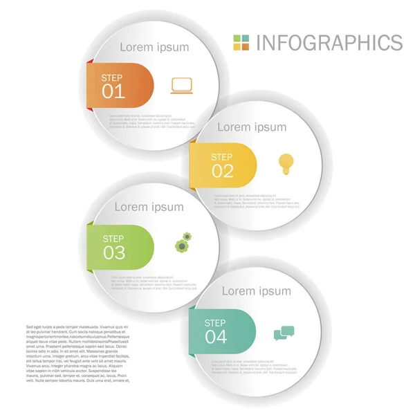 Conception infographique d'entreprise Illustrations De Stock Libres De Droits