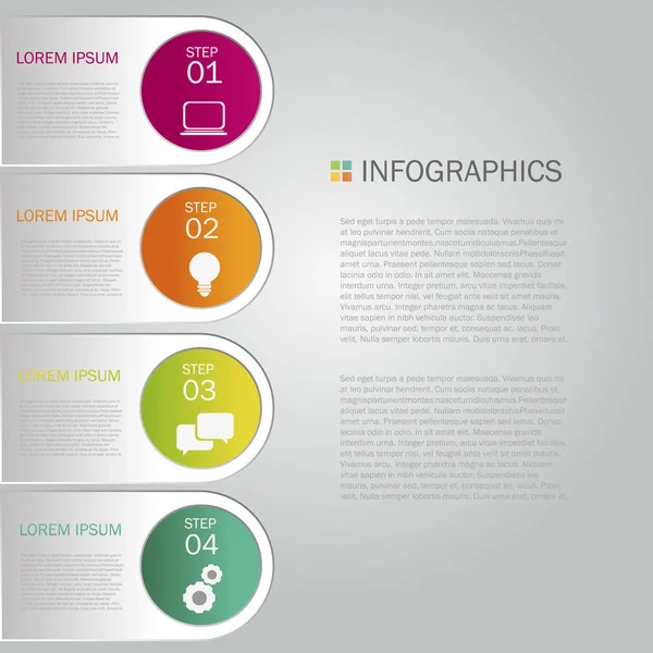 Дизайн бізнес інфографіки — стоковий вектор