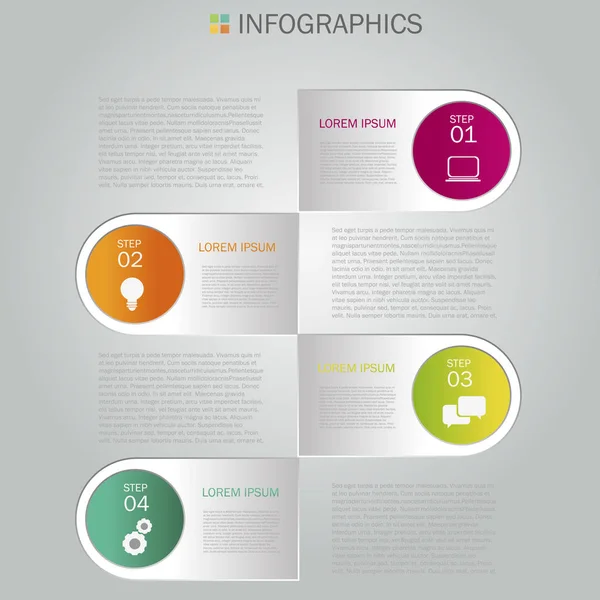 Дизайн бізнес інфографіки — стоковий вектор