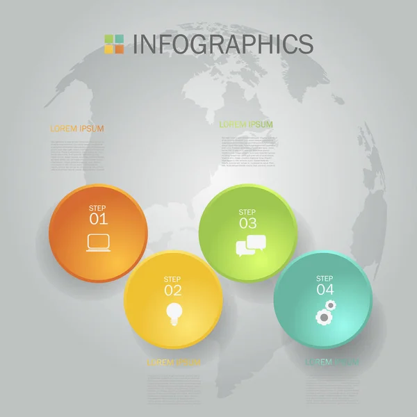 Zakelijke infographics ontwerp — Stockvector