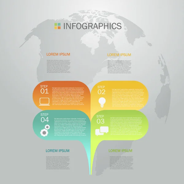 Projekt biznesu infografiki — Wektor stockowy