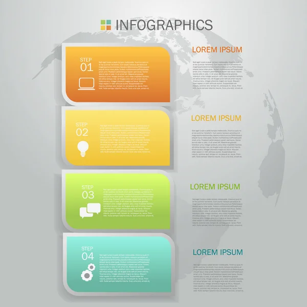 Diseño de infografías empresariales — Archivo Imágenes Vectoriales