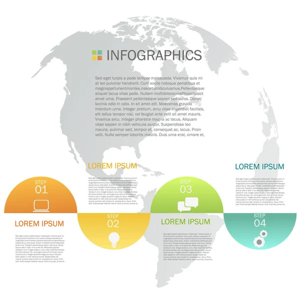 Diseño de infografías empresariales — Archivo Imágenes Vectoriales