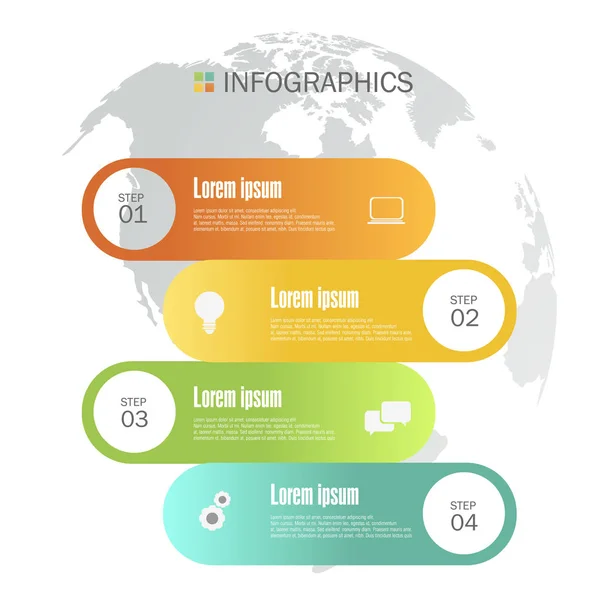 Design de infográficos de negócios —  Vetores de Stock