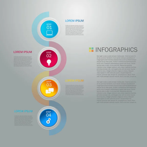 Affärer infographics design Stockvektor