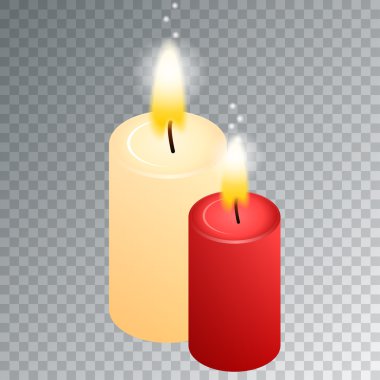 Vektör izometrik mum