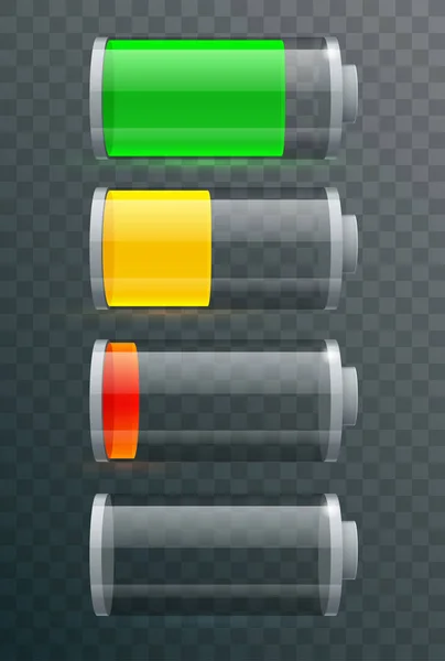 Technologie de charge électrique de la batterie et batterie alcaline — Image vectorielle