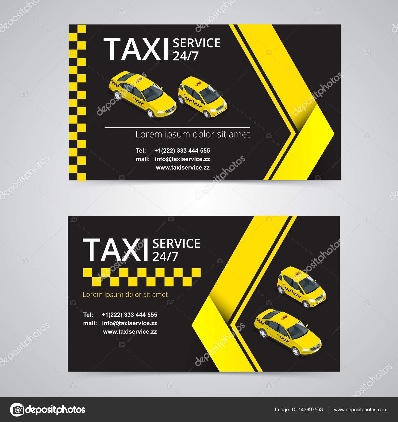 Taxi Card For Taxi Drivers Taxi Service Vector Business Card Template Company Brand Branding Identity Logotype Business Card Template With Texture Stock Vector C Galaktika New