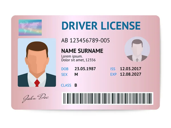 Fake Id Uk Driving License Template Psd